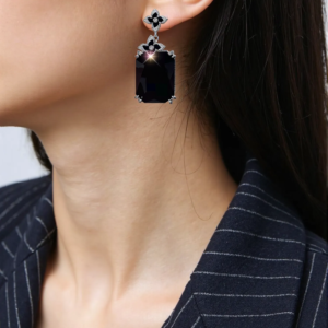 Earrings - Heavy Stone EarRings (0.07 Grams) Cheap & Trendy