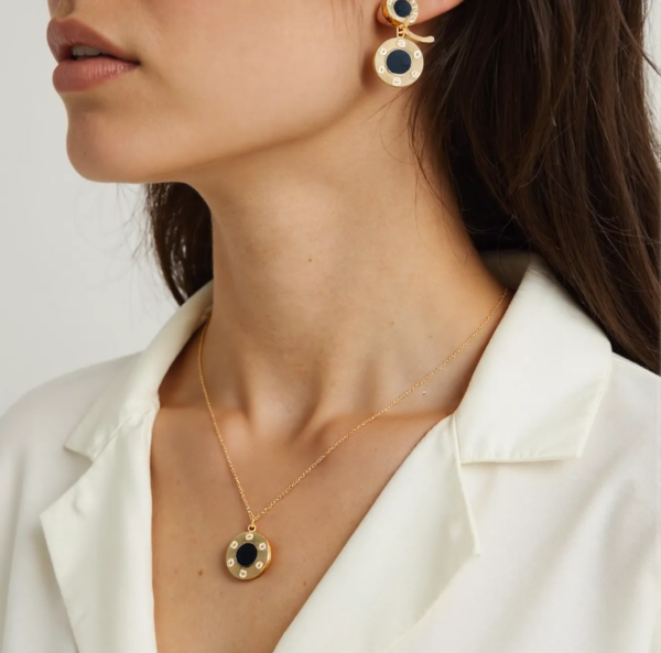 Set- Earrings+Necklace+Ring+Bracelet (4 Pieces) Cheap And All In One