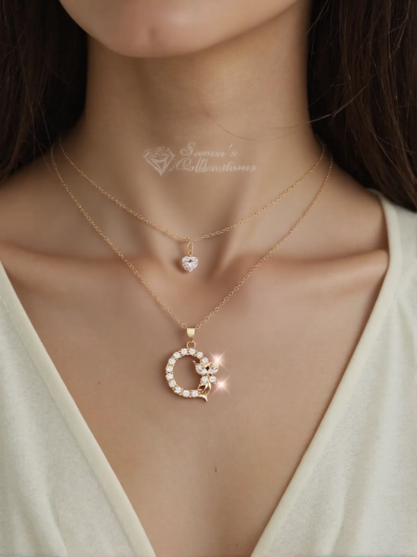Necklace - (Pair Of 2) Plus 3 Pairs Of Tops