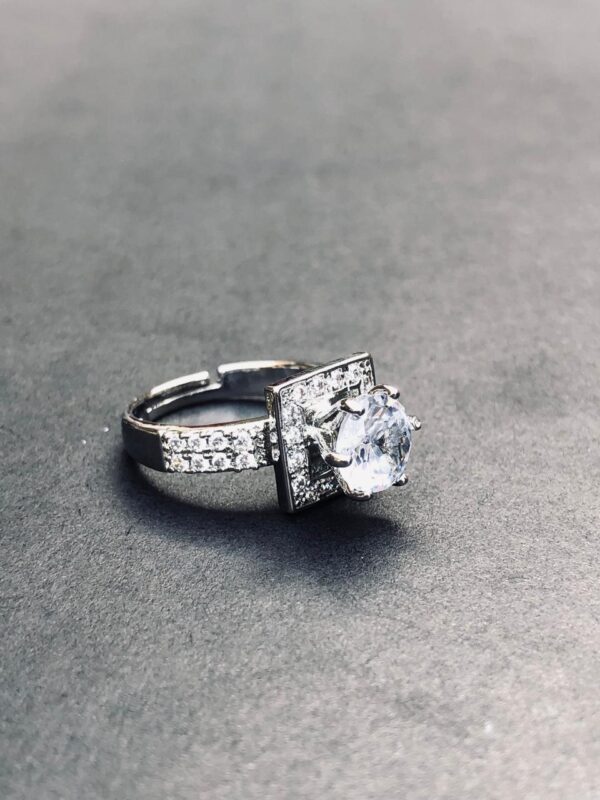 Square Metal Ring - (1Piece) Cheap & Trendy - Image 5