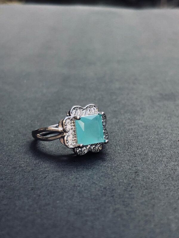 Square Metal Ring - (1Piece) Cheap & Trendy - Image 3