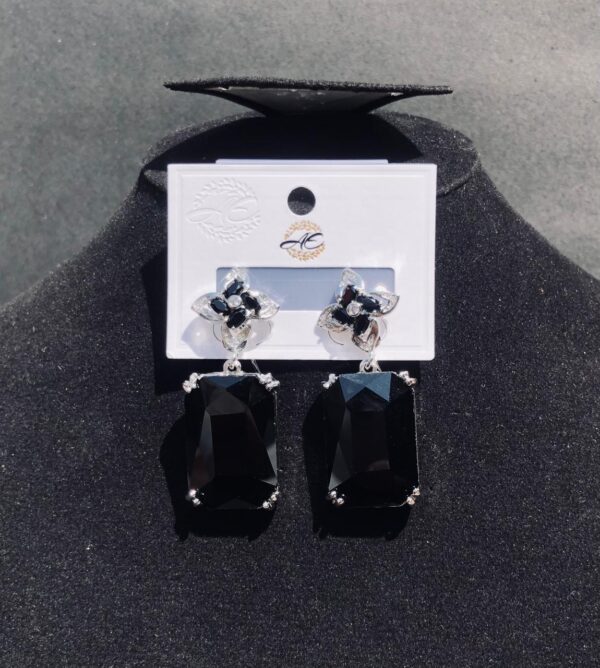 Earrings - Heavy Stone EarRings (0.07 Grams) Cheap & Trendy - Image 2