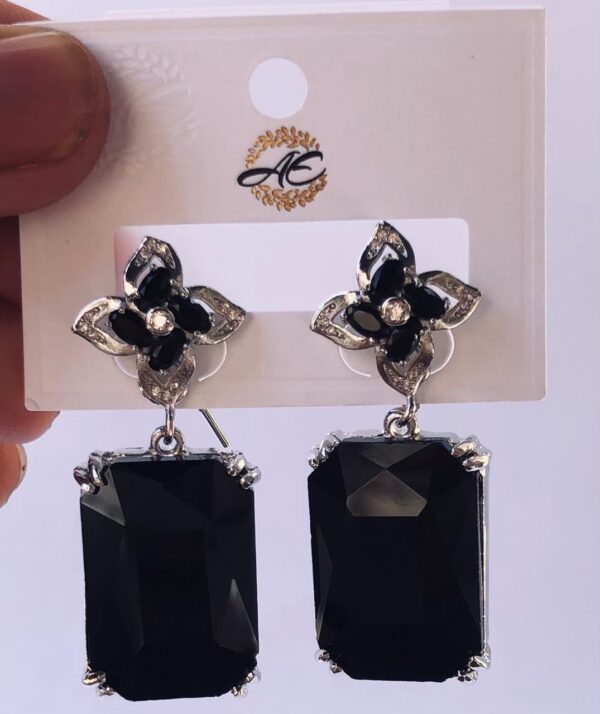 Earrings - Heavy Stone EarRings (0.07 Grams) Cheap & Trendy - Image 3