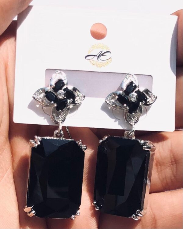 Earrings - Heavy Stone EarRings (0.07 Grams) Cheap & Trendy - Image 4