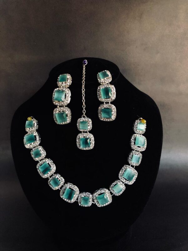 Bridal Set - Elegant Crystal Diamond (3 in 1) Cheap And Trendy - Image 5