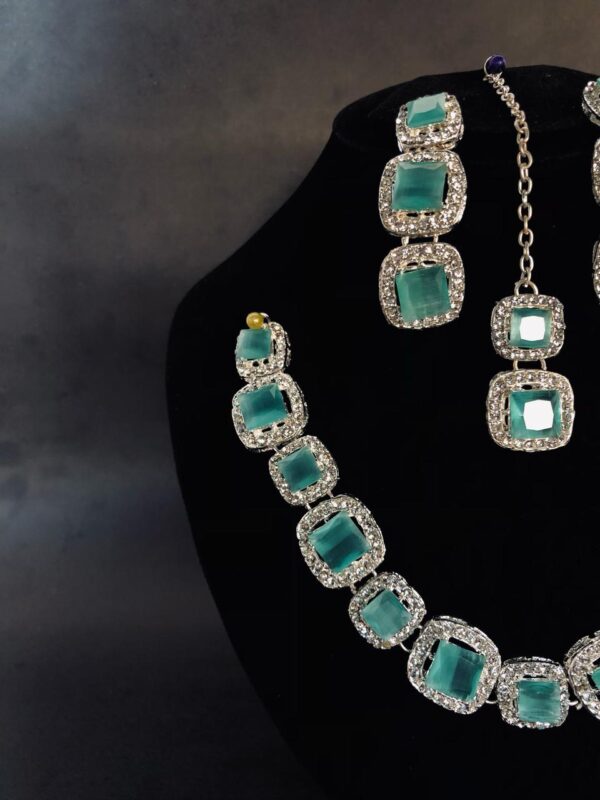 Bridal Set - Elegant Crystal Diamond (3 in 1) Cheap And Trendy - Image 2