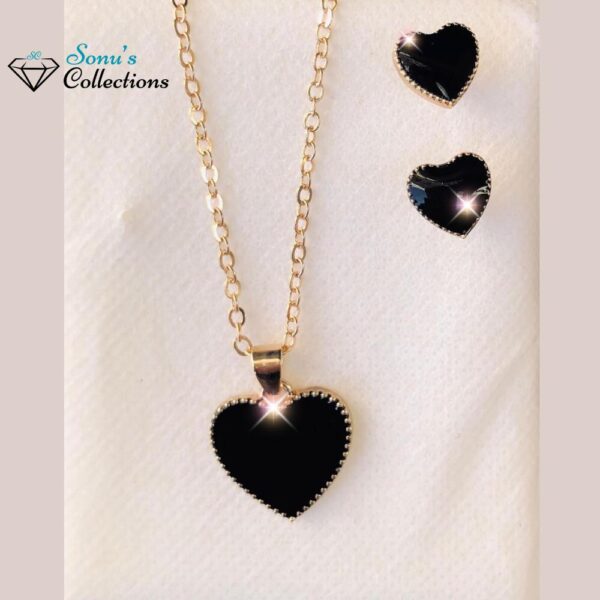 Heart Shaped - Necklace & Earrings - Image 2